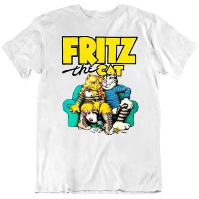 Sale Fritz The Cat T-Shirt Retro Cartoon Fan für Erwachsene