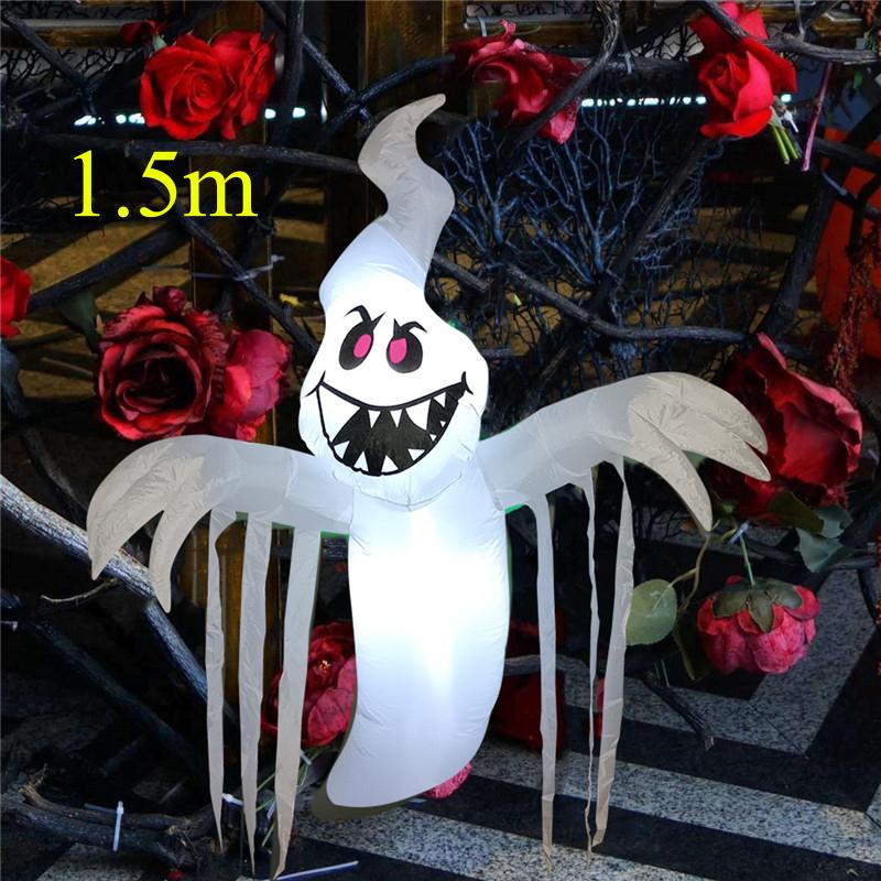

Halloween Inflatable Decoration Courtyard Prop Built-in LED Lights Inflatable Model Outdoor Ornament Party New Year Garden Decor EU Plug