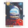 Cosmic Astronaut 5D Diamond Painting Full Round Drill Mosaic Diamond Embroidery Belief In Heart Cross Stitch Kits Home Decor Home Decor