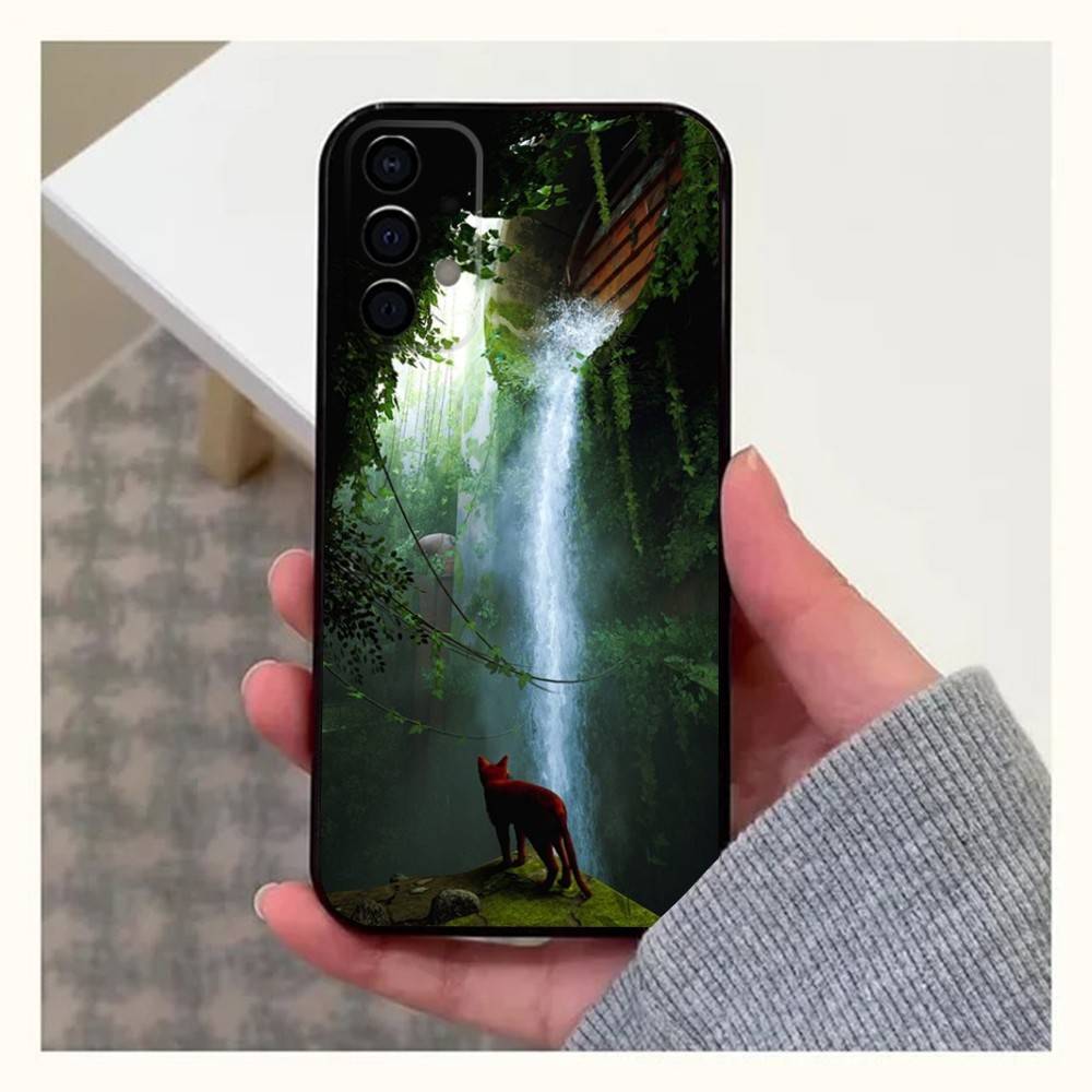 Game Stray Cat Phone Case For Samsung Galaxy A20,A21s,A22,A31,A32,A52,A53,A72,73,A80,A91 Soft Black Cover