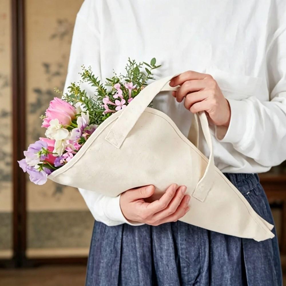 with Handle Bouquet Storage Bag Thickened Bouquet Packaging Bags Flower Wrapping Bag Mother's Day