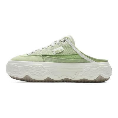 Chaussures mules Rock Durables Légères Basse Cheville Toile Femmes mules Margarita-Vert F12W432307FMG
