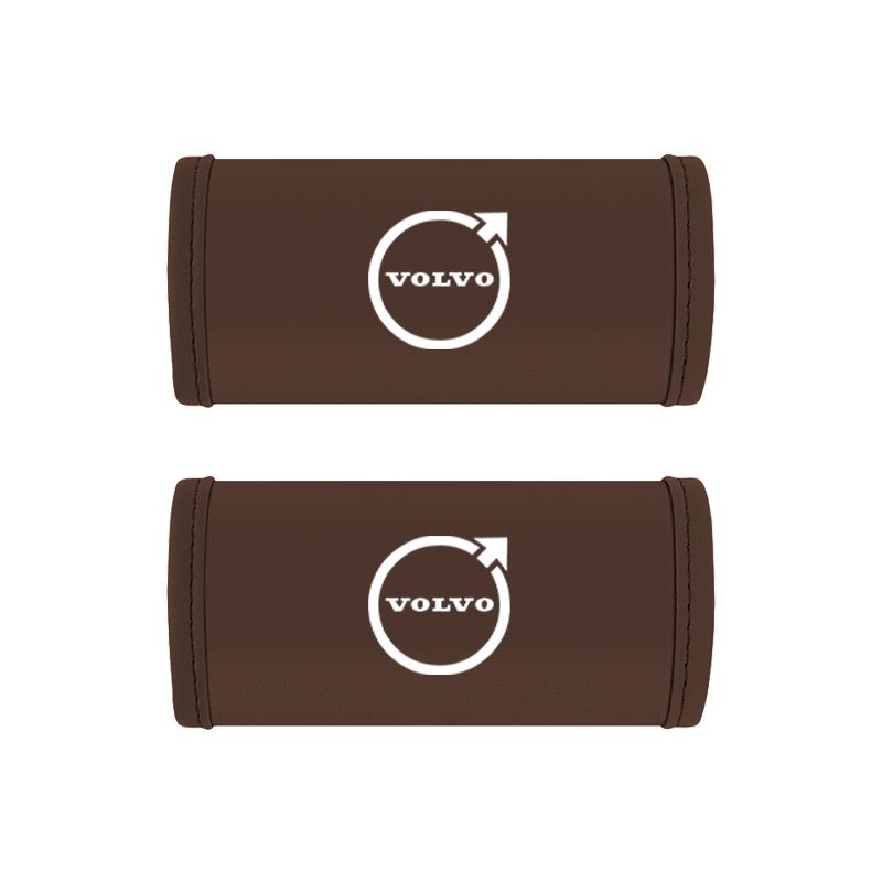 2Pcs Car Anti Slip Pull Glove Leather Handle Protector Cover For Volvo XC90 V90 V60 XC60 V40 EC40 EX40 S80 S60 S90 C40 XC40 V70