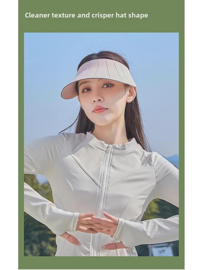 Breathable UV Protection Sun Hat with Large Brim and Face Cover for Outdoor Cycling