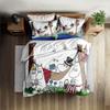 Laughing Cartoon Duvet Cover Set King Queen Double Full Twin Single Size Bed Linen Set