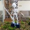 Scheletro Danzante Stampato in 3D Aeratore per Acquario Scheletro Dinamico in Plastica Paesaggio Subacqueo