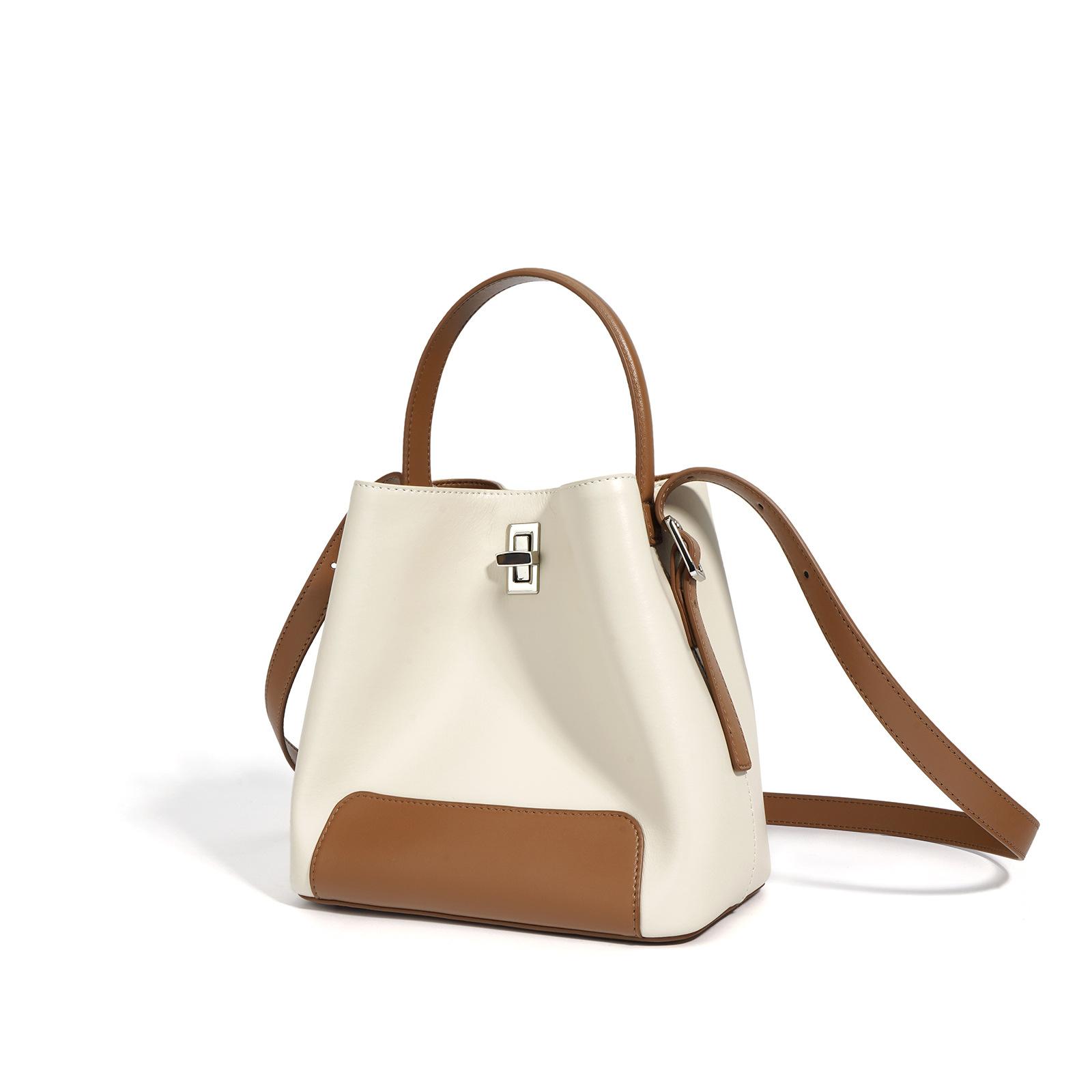 

New Bag Women s New Leather Handbag Versatile Shoulder Bag Crossbody Bucket Bag Commuter Women s Bag