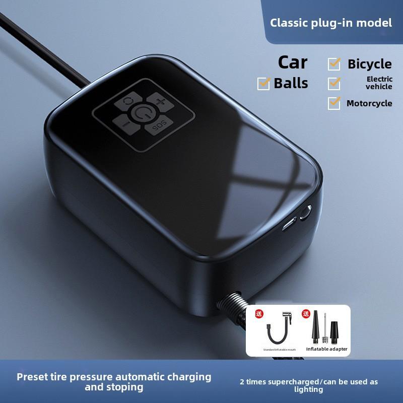 

Портативный автомобильный насос для накачивания шин, беспроводной воздушный компрессор, 12 В постоянного тока автоматический насос для накачивания шин с цифровым дисплеем, для автомобиля, велосипеда, мотоцикла car cable model