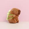 Capybara Plush Toy - Cute Rodent Doll Gift with Mini Pendant