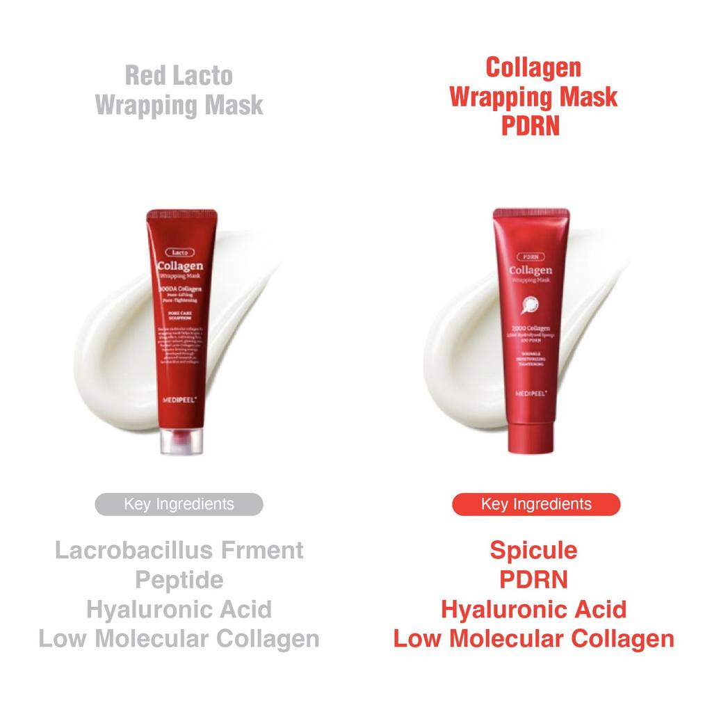 Medipeel Collagen Glow Wrapping Mask with PDRN 100ml (Upgraded Volume)