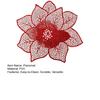 Yousheng  Flower-Shaped PVC Placemat Waterproof Table Mat Family Dining Placemat Portable Kitchen Placemat for Restaurants Home Party