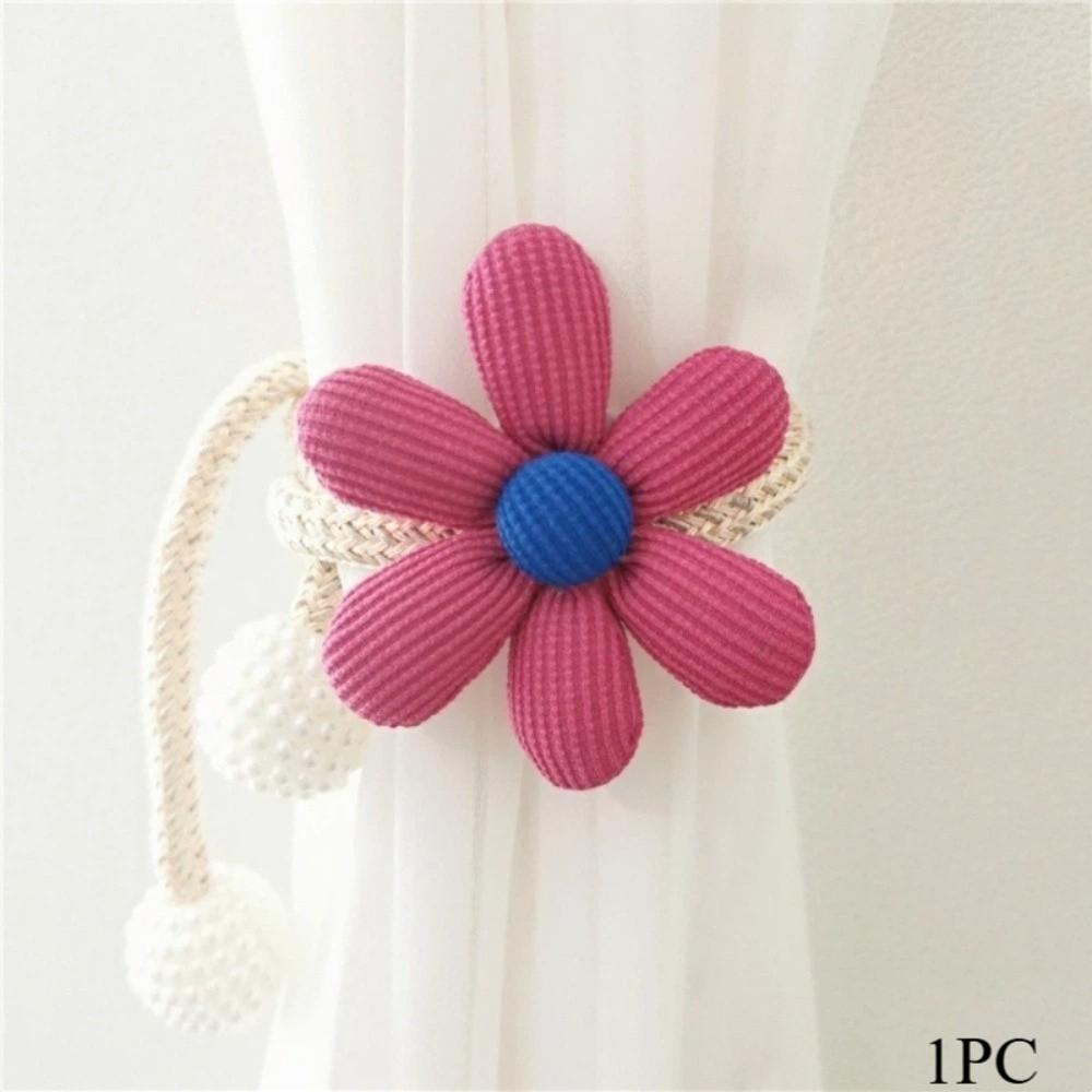 1Pc/2Pcs Beautifully Flower Curtain Tieback Adjustable Curtains Tie Rope  Children's Room