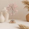 Rose Quartz Crystal Tree Orgonite Base 160 Gemstones