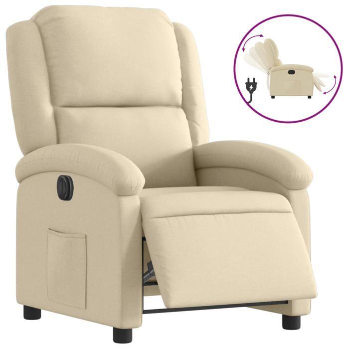 VidaXL Electric Recliner, Relaxation Chair with Adjustable Backrest and Footrest, Living Room Seat, Modern, 3204149