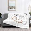 Racetrack-Melborne Australia Blanket For Sofa Bed Travel Race Tracks Racing Car Racing Grand Prix Gp