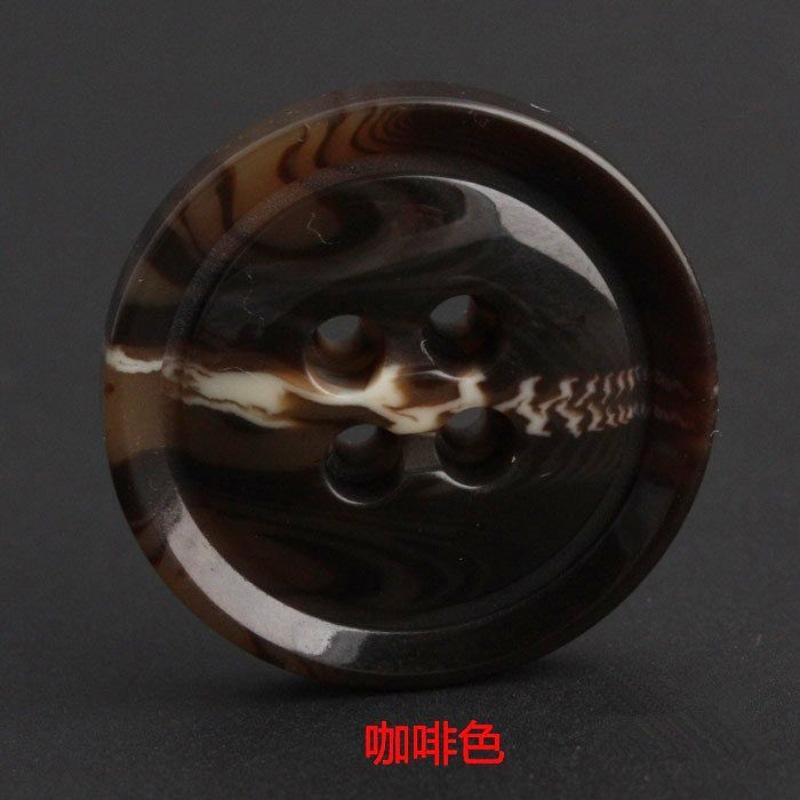 

Пуговица из смолы пальто пуговицы мужской и женский костюм тренчкот пуговицы шерстяные пуговицы черные коричневые букет пуговицы пуговицы Daquan 44L = 28.0 MM * Coffee Flower