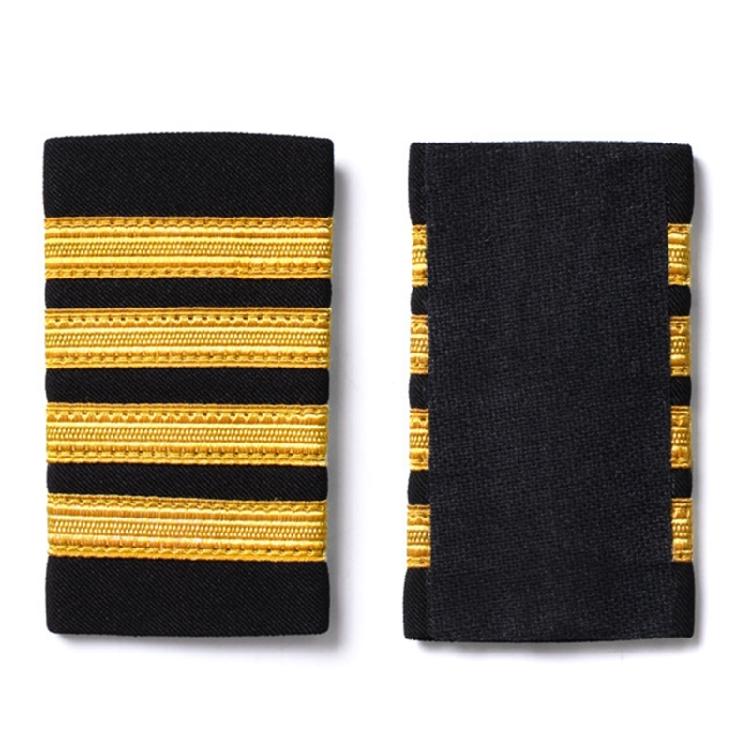 2pack Versatiles Embroidery Badge Unique Epaulet Decorative Clothing Epaulettes for Sewing Projects