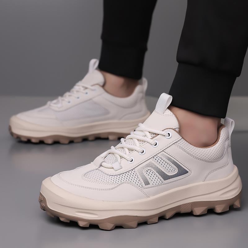 Fashion 2025 New Treking Footwear Breathable Men Casual Shoes Outdoor Man Hiking Shoes Anti-slip Men's Sneakers All-match Mesh Flats