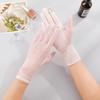 Fashion Lace Sunscreen Gloves Anti-Slip Thin Ice Silk Gloves Skirt Edge Sun Protection Anti-UV Gloves for Women Female Lady