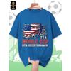 This FIFA World Cup-themed Short-sleeved T-shirt Is Designed Specifically for Men, Featuring a Crew Neck Style