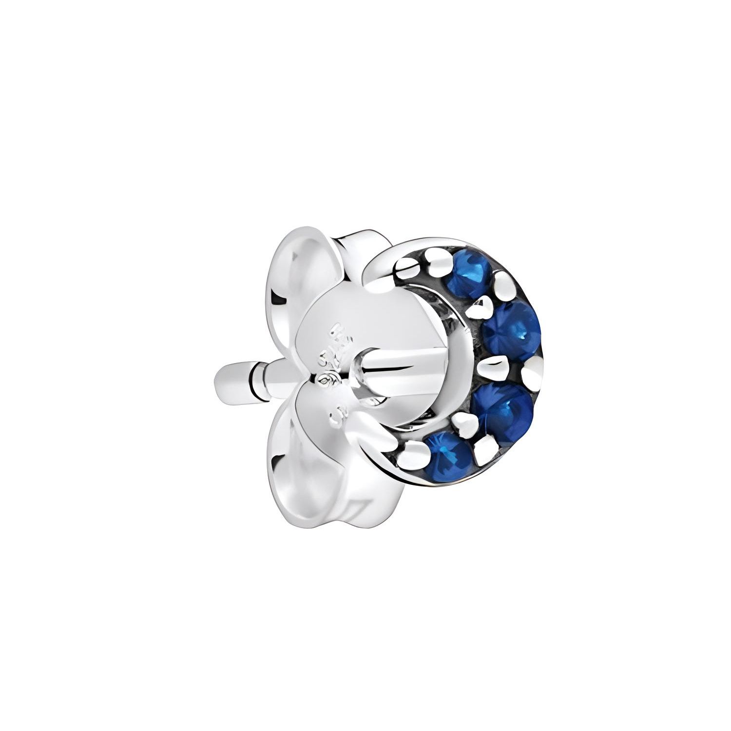 Pandora My New Moon Lunar Power Earrings Women earrings Silver 298534C01 Silver, 1 Pair
