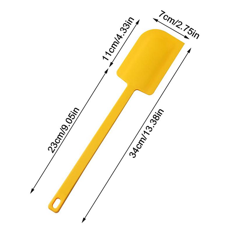 Çok Renkli Silikon Pişirme Spatulası Isıya Dayanıklı Yapışmaz Pişirme Mutfak Gereçleri Deforme Olmayan Yumuşak Pişirme Spatulası
