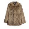 Women's Winter Fashion Casual Lapel Plush Mid-length Coat