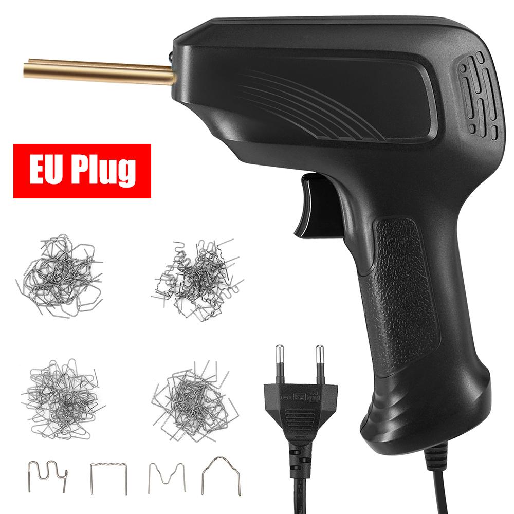 50W EU Plug Auto Bumper Repair Tools Kit Plastic Welder Gun Garage  Hot Stapler Lassen Machine