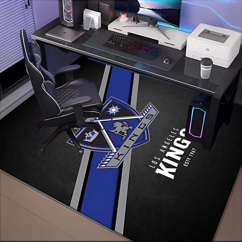 Los Angeles ice hockey Floor Mat for Living Room, Game Rooms, Office, Bedroom, Office Floor Mat Playful Design, Christmas fan gifts