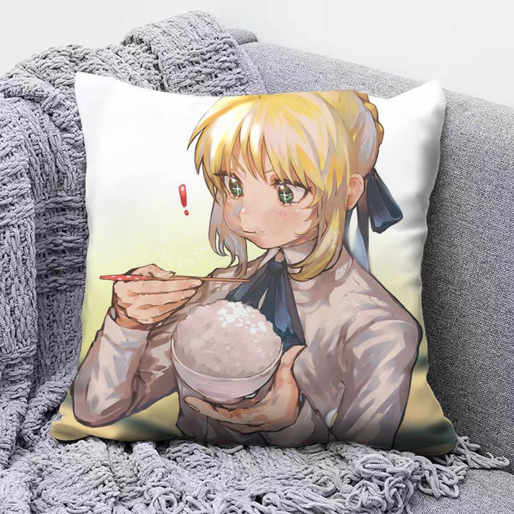 Saber Artoria Pendragon Fate Grand Order FGO  Home Sofa Cushion Covers and Aecorative Custom Pillow Covers