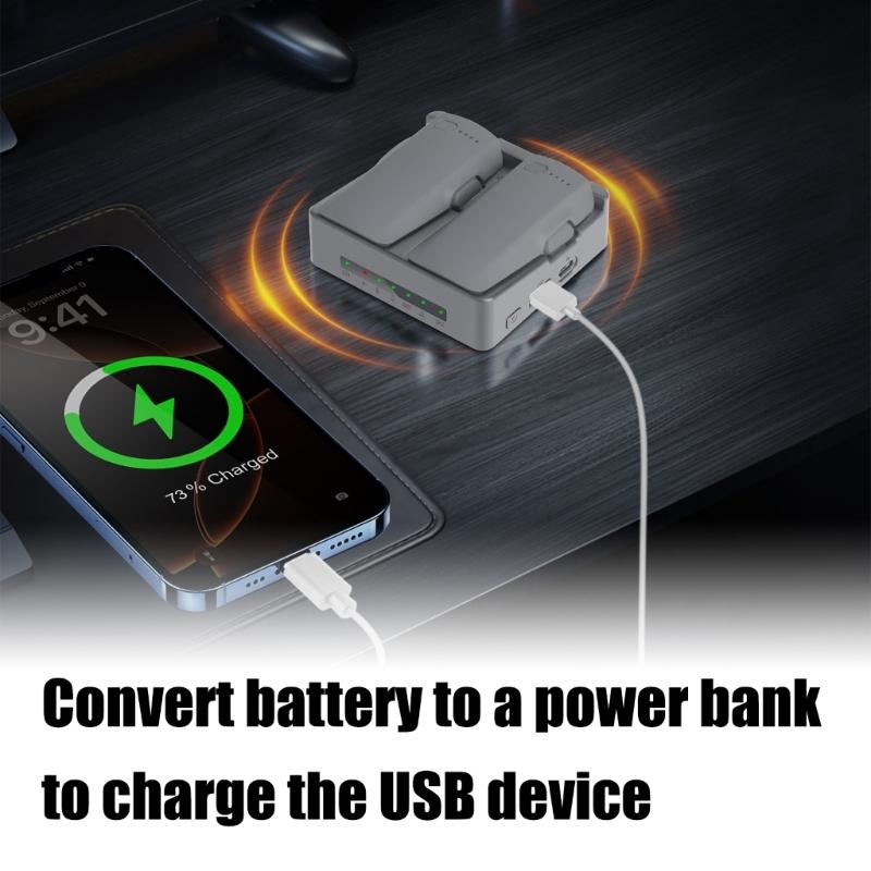 Portable Drones Charging Hub with LED Indicators for Realtime Status Monitoring and Overcharge Prevention Ensuring Battery Safety