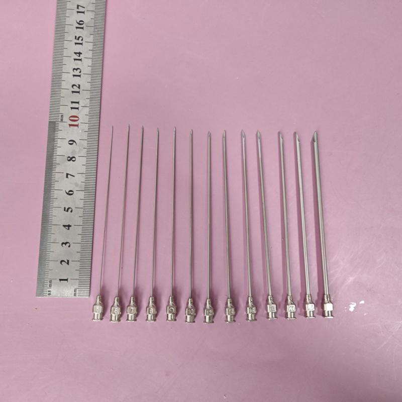 100MM No.7 Stainless Steel Sharp & Flat Tip Needle for Glue Dispensing and Industrial Use