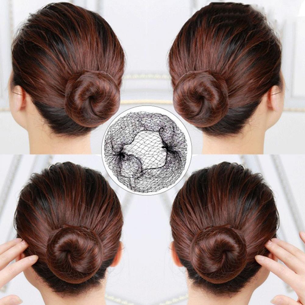 Neviditelné síťky na vlasy 20 ks pro balet, spaní, styling Elastické a prodyšné