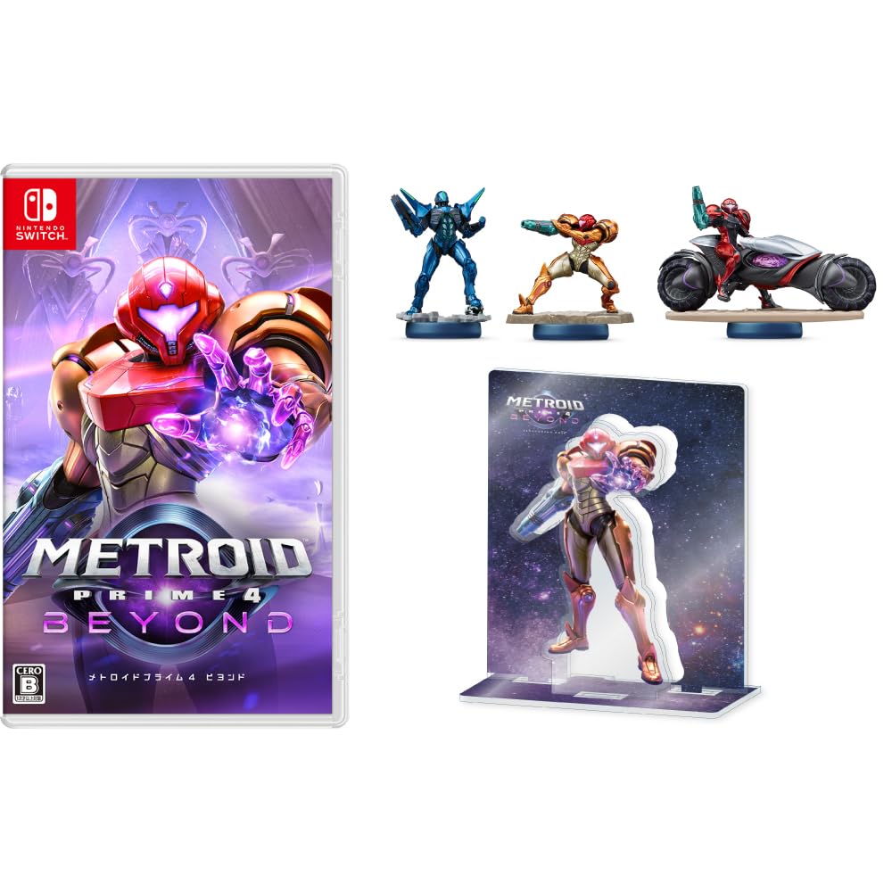 

Metroid Prime 4 Beyond Switch amiibo Samus Viola Prime Bonus Acrylic Stand - + Samus, Cyrax, & [Metroid 4] (Metroid Series) & (Samus)