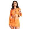 Missy Empire Womens/Ladies Lace Up Long-Sleeved Crop Top