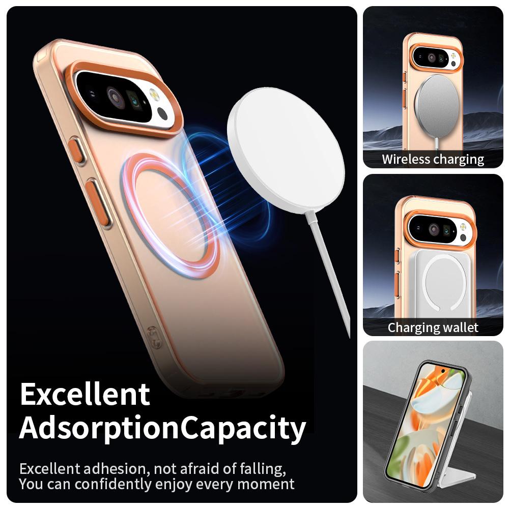 For Google Pixel 10/10 Pro Case Compatible with MagSafe Anti Drop Hybrid Phone Back Cover