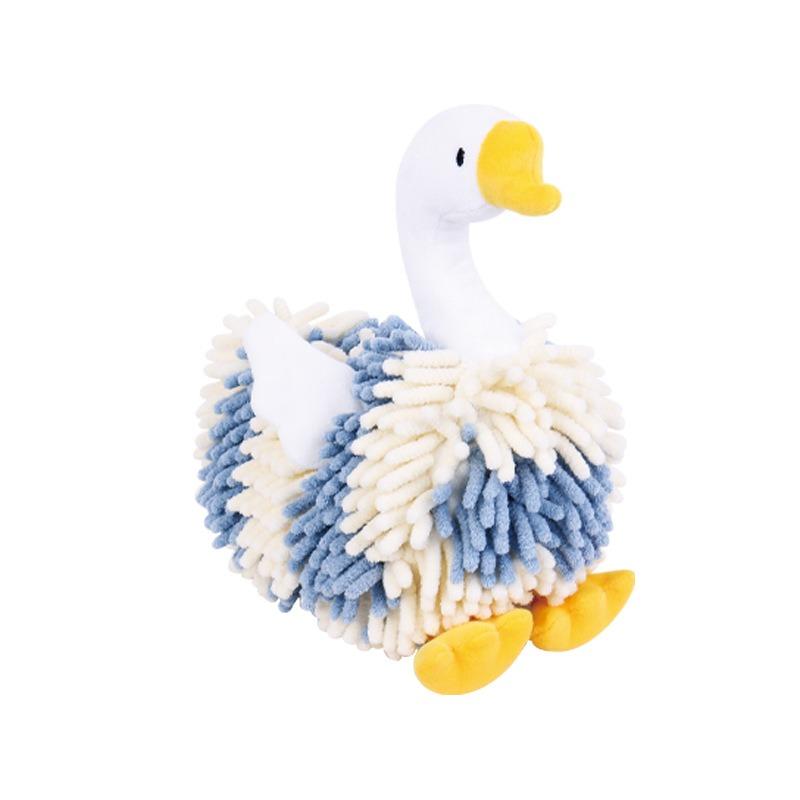 Big Goose Handkerchief Hanging Cute Kitchen Super Absorbent Thick Chenille Doll Without Shedding Hair, Convenient and Practical