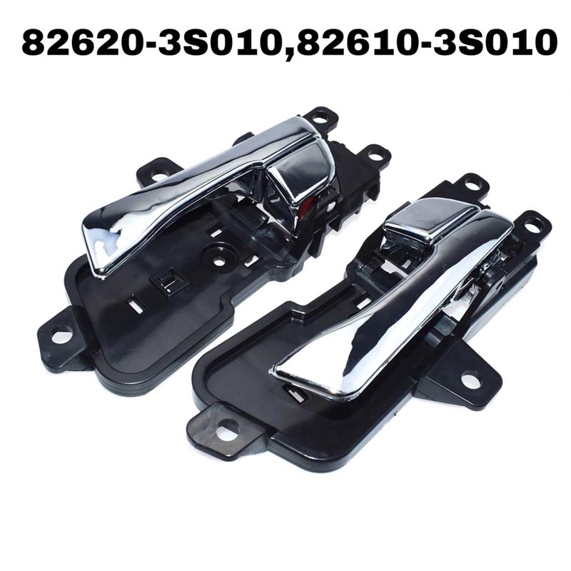 ABLZ-For Hyundai Sonata 2011-2015 Front Left& Right ide Interior Door Handle Part Numbers 82620-3S010, 82610-3S010
