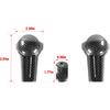 RT-TCZ Carbon Fiber Gear Shift Knob Cover Trim Interior Accessories for Ford Mustang 2015 2016 2017 2018 2019 2020 2021