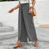 Women's Palazzo Pants Floral Wide Leg Trousers Summer Beach High Pants