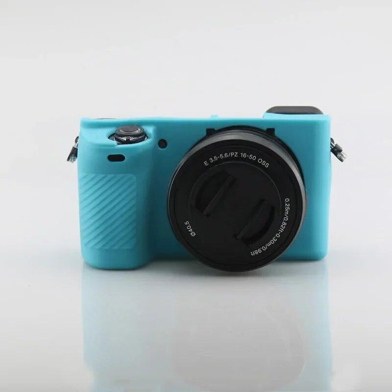 Noua husa din silicon moale pentru aparatul foto Geanta de protectie moale Protector de piele din cauciuc armura pentru camera Sony Alpha A6500
