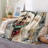 Shih Tzu Print Flannel Blanket, High quality Comfortable for All Seasons, Home Decor, Warmth and Comfort, Perfect for Christmas Gifts