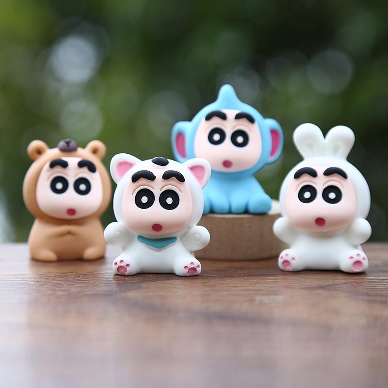 Shin Anime Crayon Chan Action Figure Model Cartoon Doll Desktop Decorations