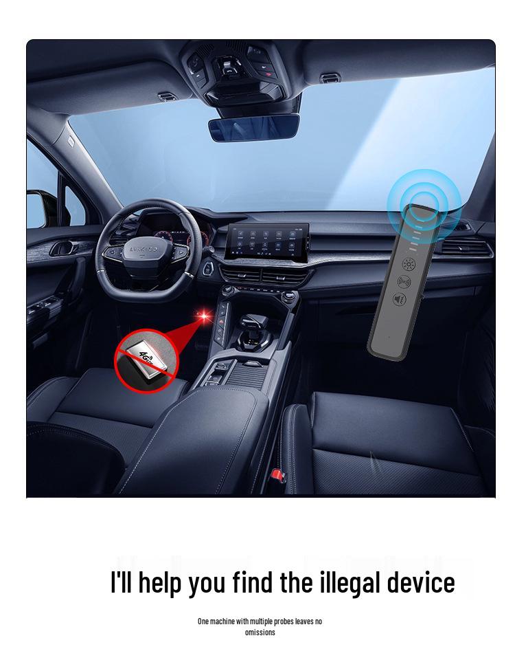 Smart Anti-Peeping & Eavesdropping Detector with GPS & Infrared Detection