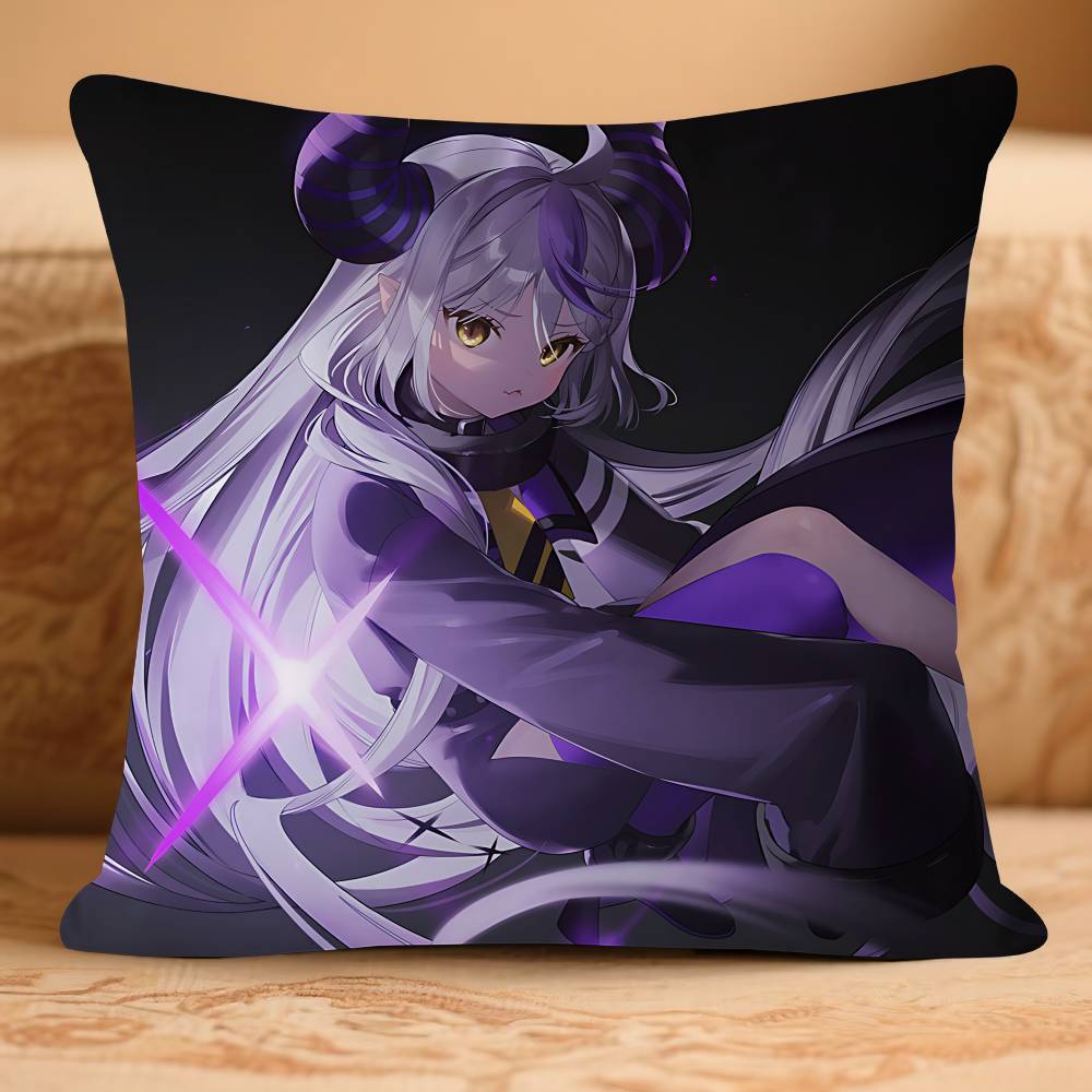 Hololive L-a D-Darknesss Pillow Case Removable Washable Cushion Cover – All-Season Soft Linen