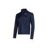 Nike Pacer Dri-FIT Solid Print Half-Zip Running Sports Fitted Stand Collar Long Sleeve T-Shirt Men Tops Navy BV4756-452