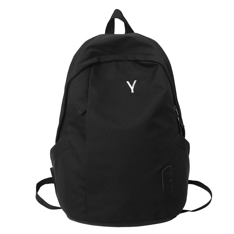 Color Simple Blocked Letter Decoration For Student Backpacks For Use Daily