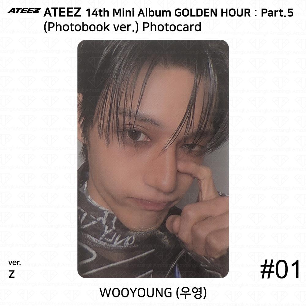ATEEZ 14th Mini Album Golden Hour Part.5 Photobook ver. Photocard Z VER