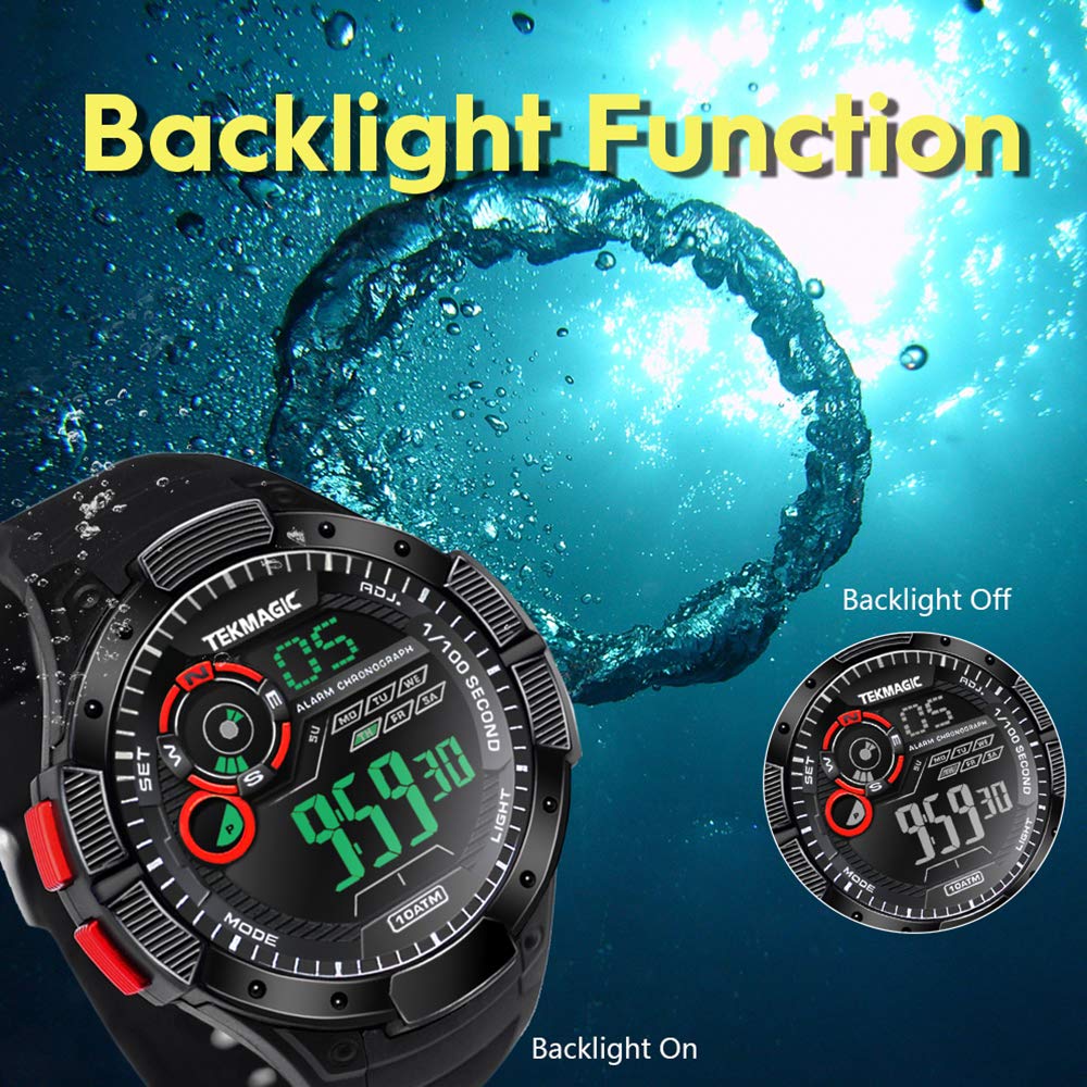 Sports Digital Watch BLD-1234 - 10ATM Water