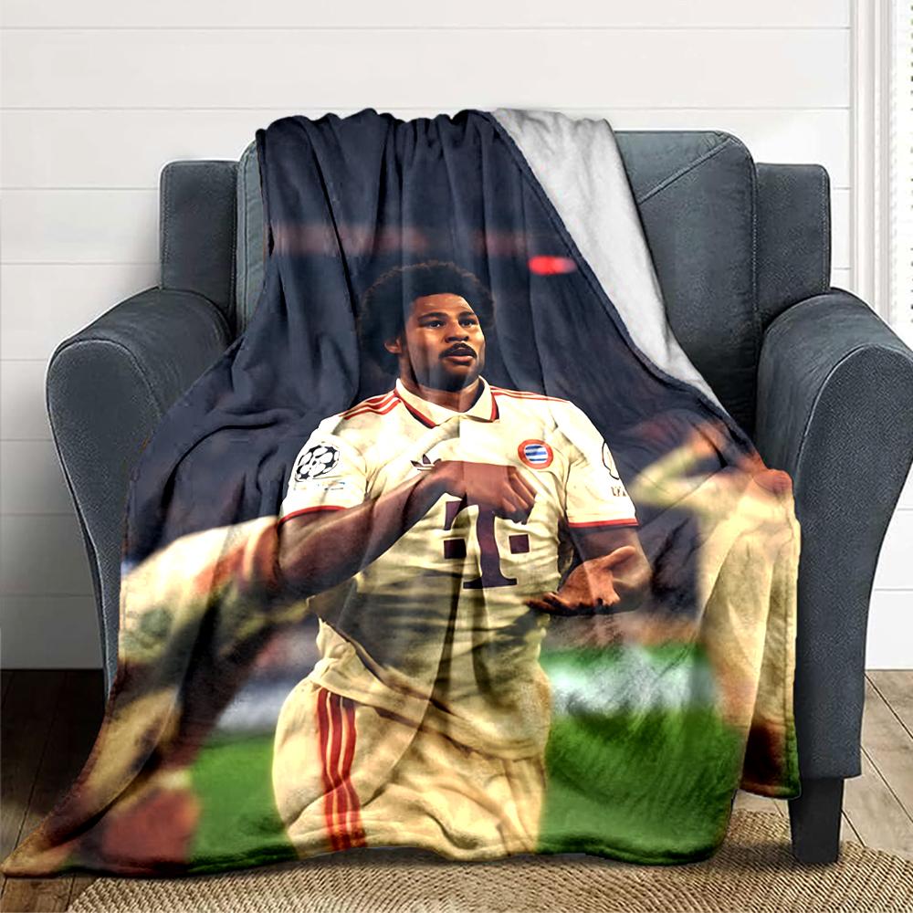 Urban Style Portrait Blankets Flannel Printed Breathable Warm Throw Blanket for Home Office Bedspreads 0708a71